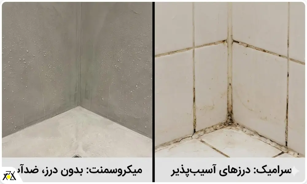 تفاوت میکروسمنت و سرامیک